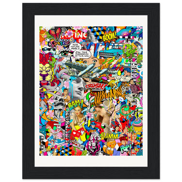 Poor Hapless Fool Wooden Framed Print - Spork Fine Art USA