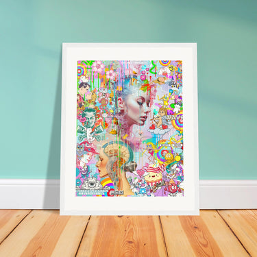 Secret Project Wooden Framed Print - Spork Fine Art USA