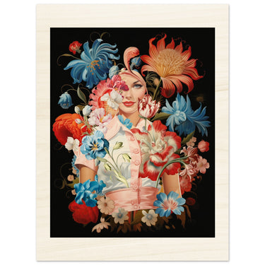 Might As Well Wood Print - Spork Fine Art USA