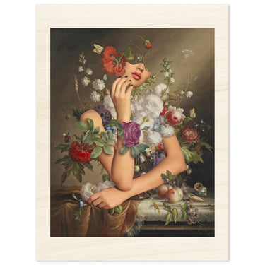 Brought Me There Wood Print - Spork Fine Art USA