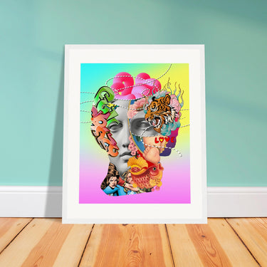 Love Shot Wooden Framed Print - Spork Fine Art USA