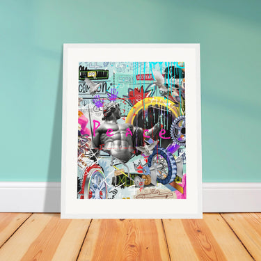 Peace Wooden Framed Print - Spork Fine Art USA