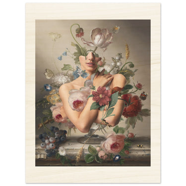 Captivating Intricacies Wood Print - Spork Fine Art USA