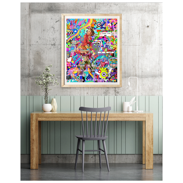 Perception Is Not a Reliable Picture Print - Spork Fine Art USA