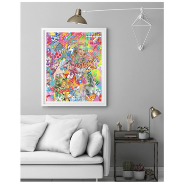 Good Morning Wooden Framed Print - Spork Fine Art USA