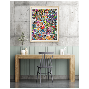 We Must Break Free Wooden Framed Print - Spork Fine Art USA