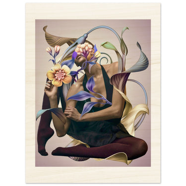 Where Flowers Bloom So Does Hope Wood Print - Spork Fine Art USA