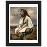 Maneater Wooden Framed Print - Spork Fine Art USA