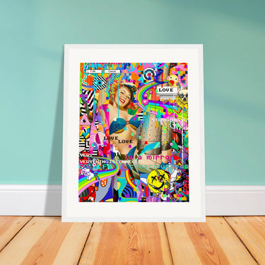 Everything Is Connected Wooden Framed Print - Spork Fine Art USA