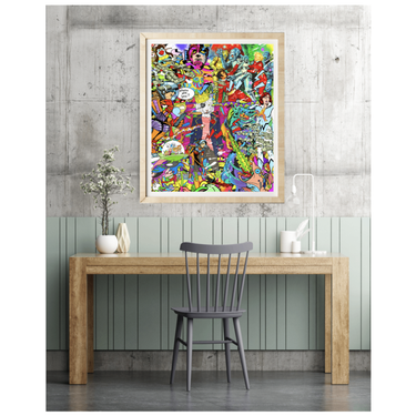 Where Are You? Wooden Framed Print - Spork Fine Art USA