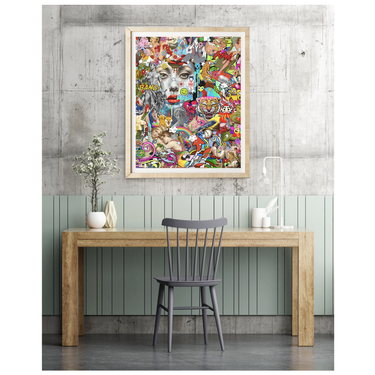 Bang Those Thoughts Print - Spork Fine Art USA