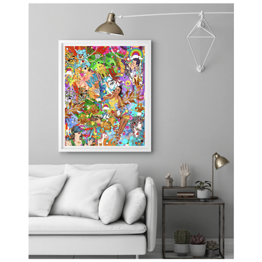 Wonderful One Wooden Framed Print - Spork Fine Art USA