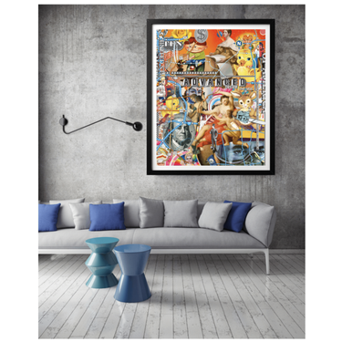 Advanced Dream Come True Wooden Framed Print - Spork Fine Art USA