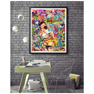Time Is Money, But Money Is Not Time Wooden Framed Print - Spork Fine Art USA