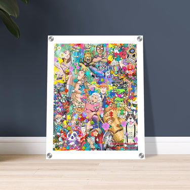 Dream Smile Acrylic Print - Spork Fine Art USA