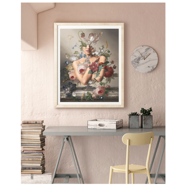 Captivating Intricacies Wooden Framed Print - Spork Fine Art USA
