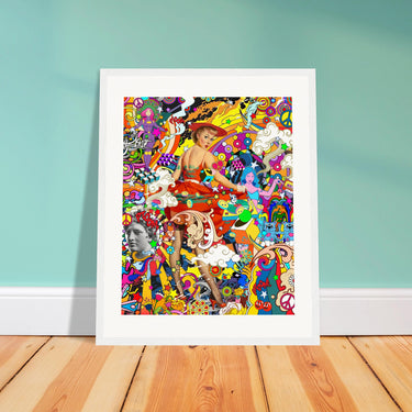 Starting All Over Again Wooden Framed Print - Spork Fine Art USA