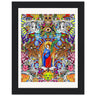 Giving And Receiving Wooden Framed Print - Spork Fine Art USA