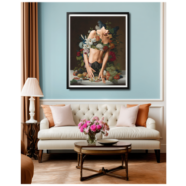 Without Regret Wooden Framed Print - Spork Fine Art USA