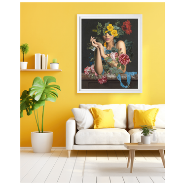 Healing Incantation Wooden Framed Print - Spork Fine Art USA