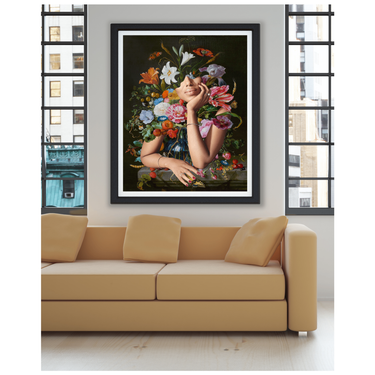 Give Yourself Wooden Framed Print - Spork Fine Art USA