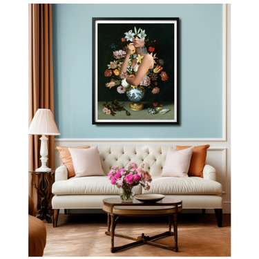 Howlin’ For You Wooden Framed Print - Spork Fine Art USA