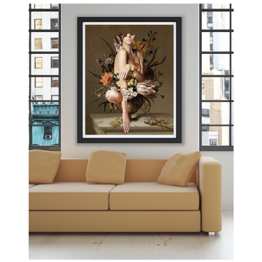 For Those Who Want To See Wooden Framed Print - Spork Fine Art USA