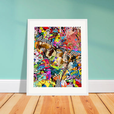 Reach Wooden Framed Print - Spork Fine Art USA