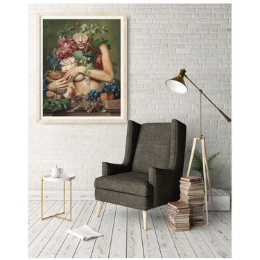 Proud Assertion Wooden Framed Print - Spork Fine Art USA
