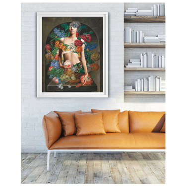 More Than A Pile Of Petals Wooden Framed Print - Spork Fine Art USA