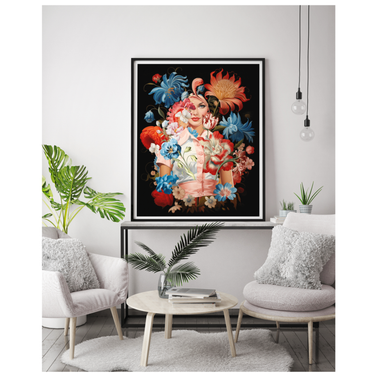 Might As Well Wooden Framed Print - Spork Fine Art USA