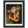 Lips Spoken Wooden Framed Print - Spork Fine Art USA
