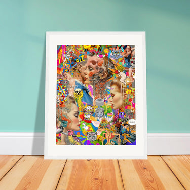 Tasty Colors Wooden Framed Print - Spork Fine Art USA