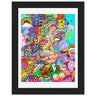 So Retro Wooden Framed Print - Spork Fine Art USA