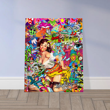 Time Is Money, But Money Is Not Time Canvas - Spork Fine Art USA
