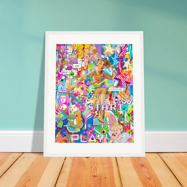Good Vibes Only Wooden Framed Print - Spork Fine Art USA