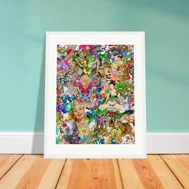 Elastic Soul Wooden Framed Print - Spork Fine Art USA