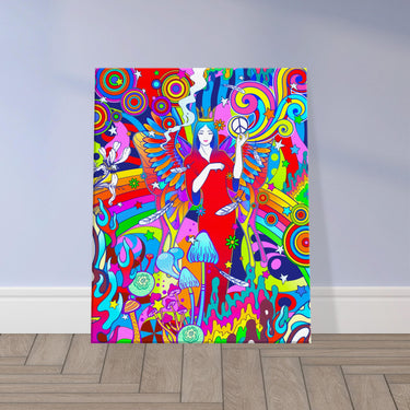 Not With The Saints Canvas - Spork Fine Art USA