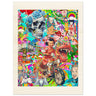 Not Of This Earth Wood Print - Spork Fine Art USA