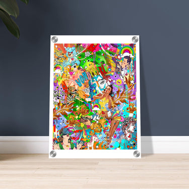 Wonderful One Acrylic Print - Spork Fine Art USA