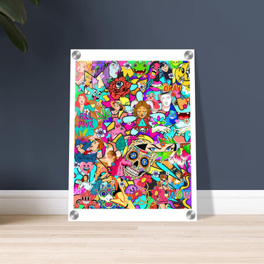 Girl Power Acrylic Print - Spork Fine Art USA