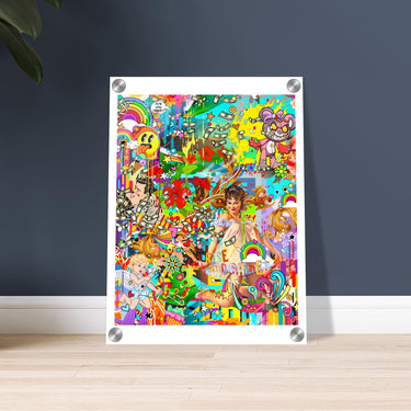 So Retro Acrylic Print - Spork Fine Art USA