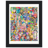 Dream Smile Wooden Framed Print - Spork Fine Art USA