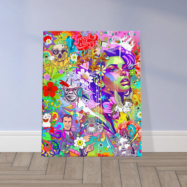Good Vibes Canvas - Spork Fine Art USA