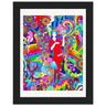 Not With The Saints Wooden Framed Print - Spork Fine Art USA