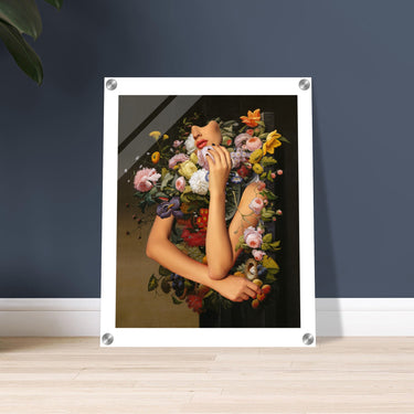 Lips Spoken Acrylic Print - Spork Fine Art USA