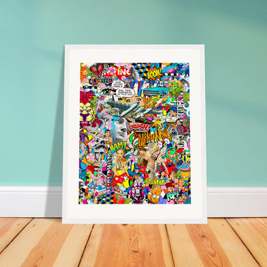 Poor Hapless Fool Wooden Framed Print - Spork Fine Art USA