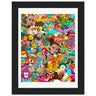 Super Trip Wooden Framed Print - Spork Fine Art USA