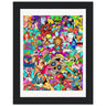 Girl Power Wooden Framed Print - Spork Fine Art USA