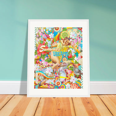 Summer Dreams Wooden Framed Print - Spork Fine Art USA